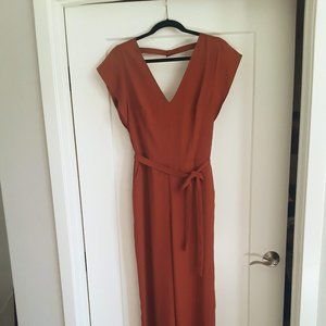 A New Day Burnt Orange Jumpsuit